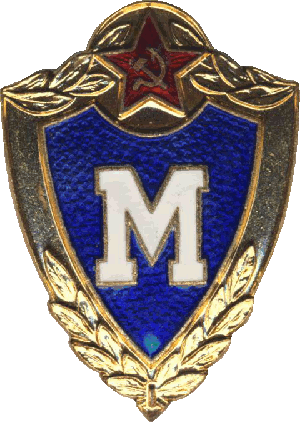 Нагрудный знак Мастер для рядового и сержантского состава 