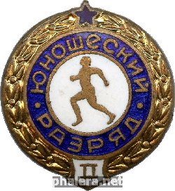 Нагрудный знак 2 юношеский разряд 