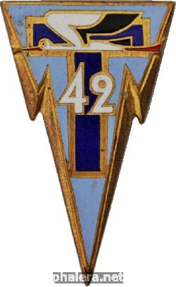 Нагрудный знак 42 полк связи 