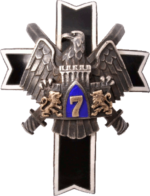 Нагрудный знак 7-й пехотный полк 