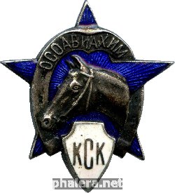 Нагрудный знак Конно-спортивный клуб ОСОАВИАХИМа 
