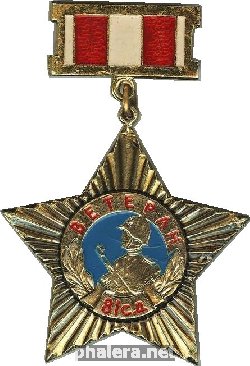 Нагрудный знак Ветеран 81-й стрелковой дивизии 
