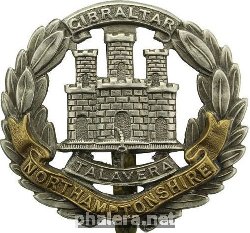 Нагрудный знак Нортгемптонширского полка 