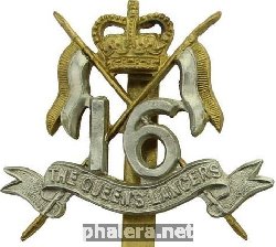 Знак 16-ый королевский уланский полк