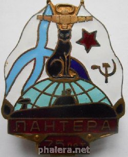 Нагрудный знак ПЛ Пантера 75 лет 