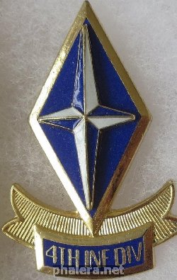 Нагрудный знак 4-ая пехотная дивизия 