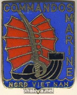 Нагрудный знак Commandos marine Indochine 