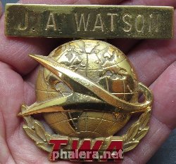 Нагрудный знак TWA 