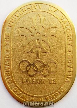 Знак XV Зимние Олимпийские игры 1988 Калгари