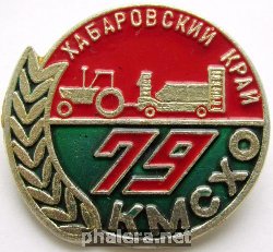 Нагрудный знак КМСХО Комсомольско-молодежный сельхозотряд Хабаровский край 79 