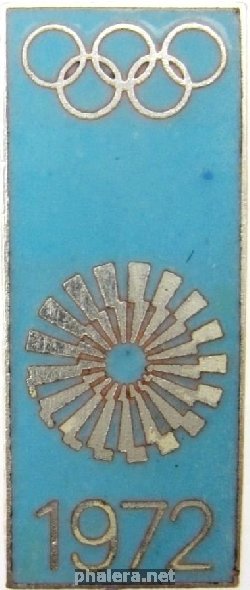 Нагрудный знак Олимпийские игры Мюнхен 1972  