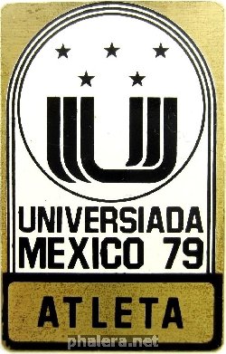 Нагрудный знак Универсиада 1979 Мексика 