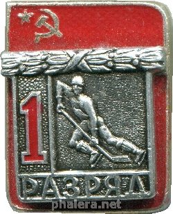 Знак 1 разряд, хоккей
