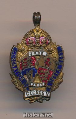 Знак Коронационный жетон Георга V
