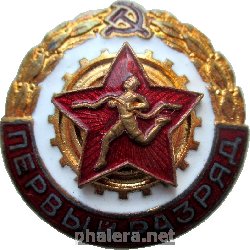 Нагрудный знак Первый разряд 